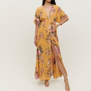 NWT Reformation Winslow floral printed wrap dress